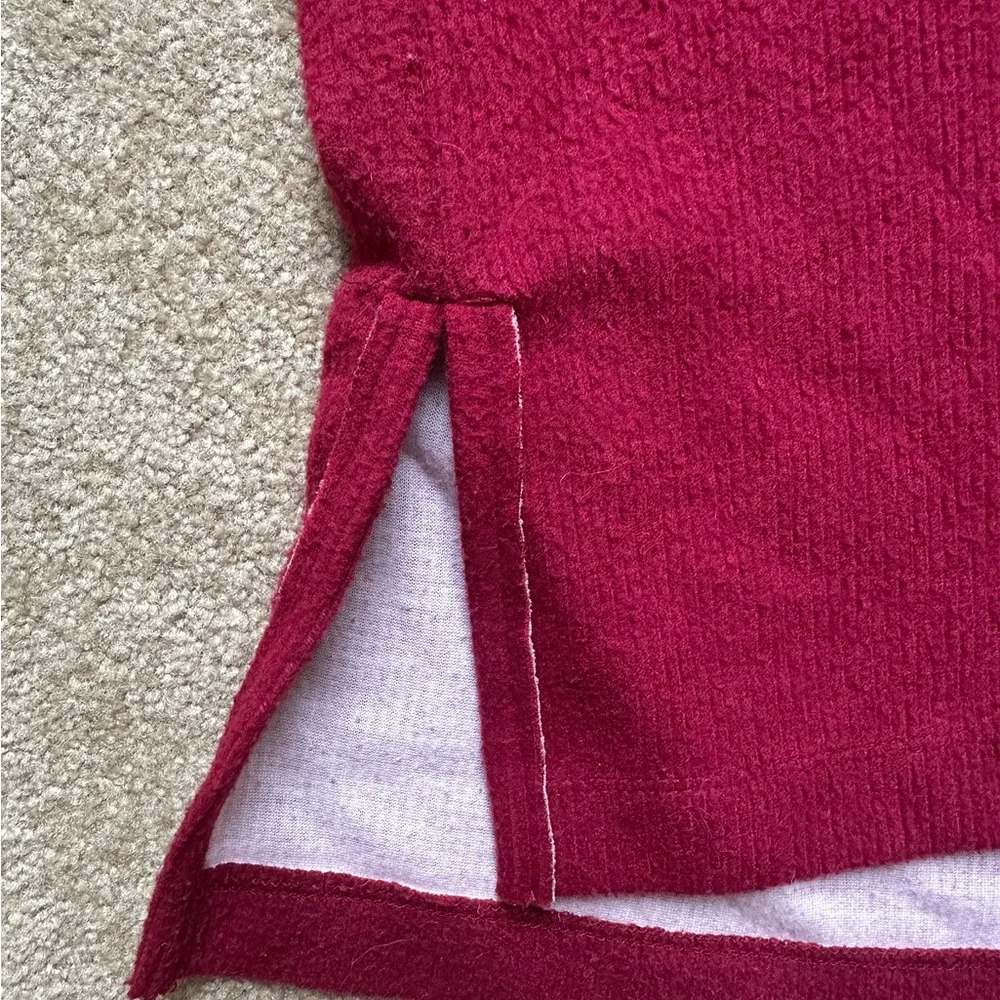 Anthro Oversized Mock Neck Sweater